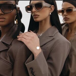 DEZI Backtrack Brown Gradient Glossy Sunglasses